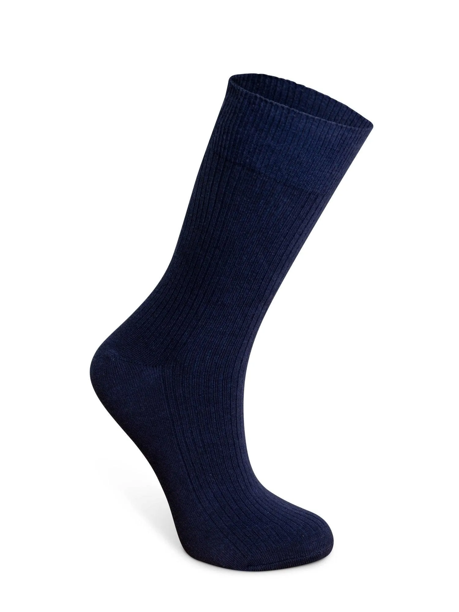 Chaussettes Fil d'Écosse Bleu Marine - Image 2