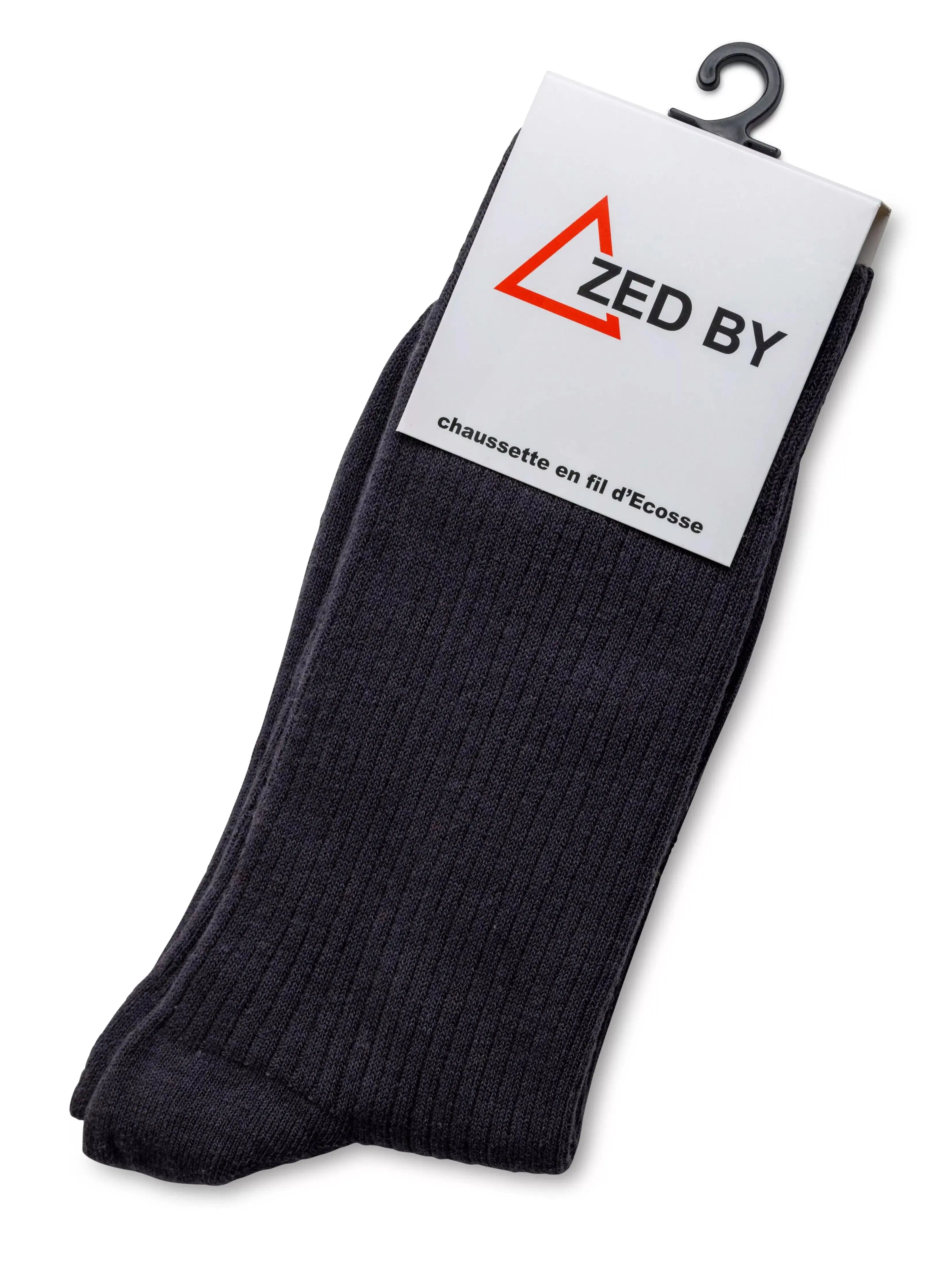 Chaussettes Fil d'Écosse Gris Anthracite