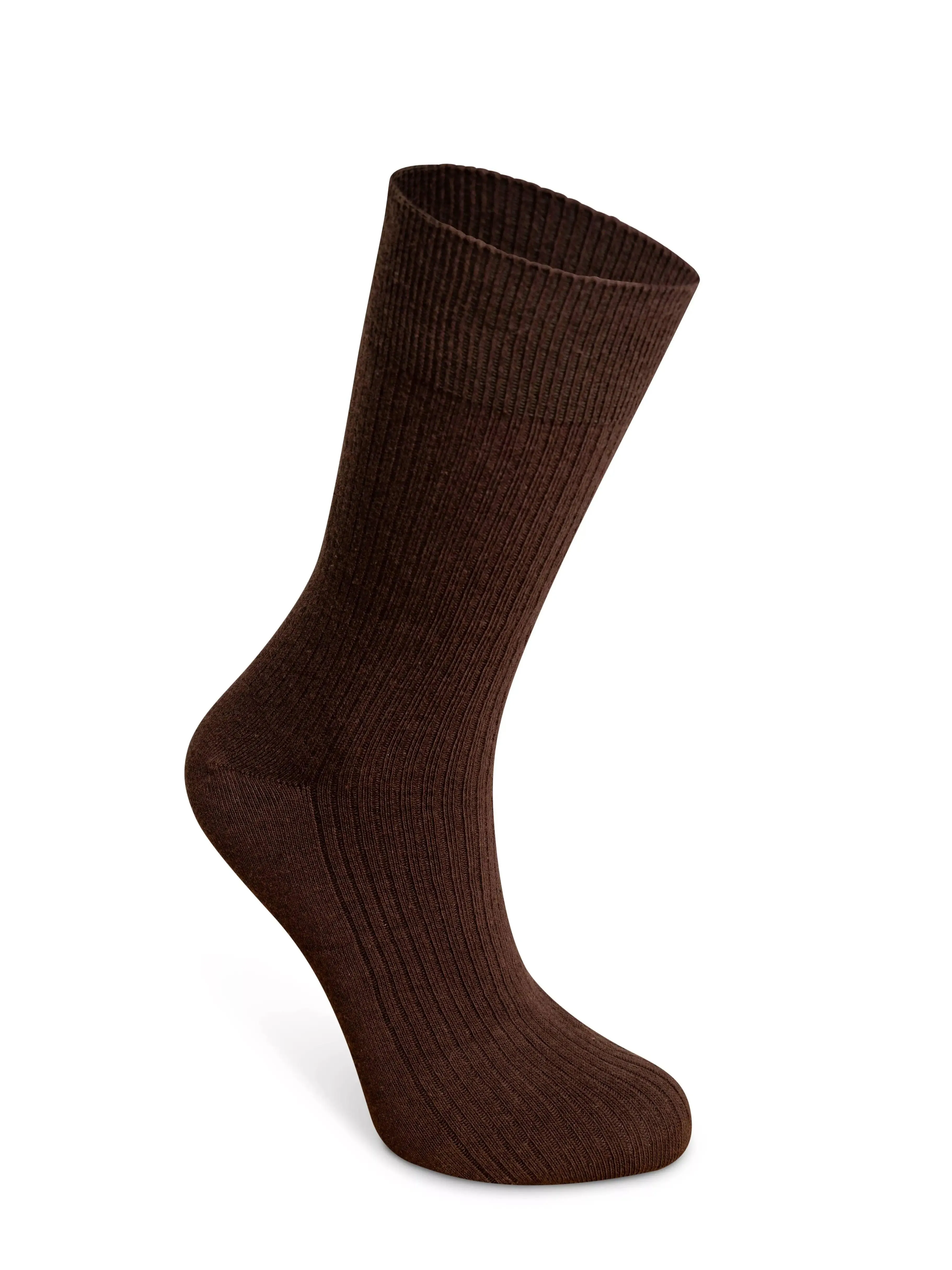 Chaussettes Fil d'Écosse Marron - Image 2