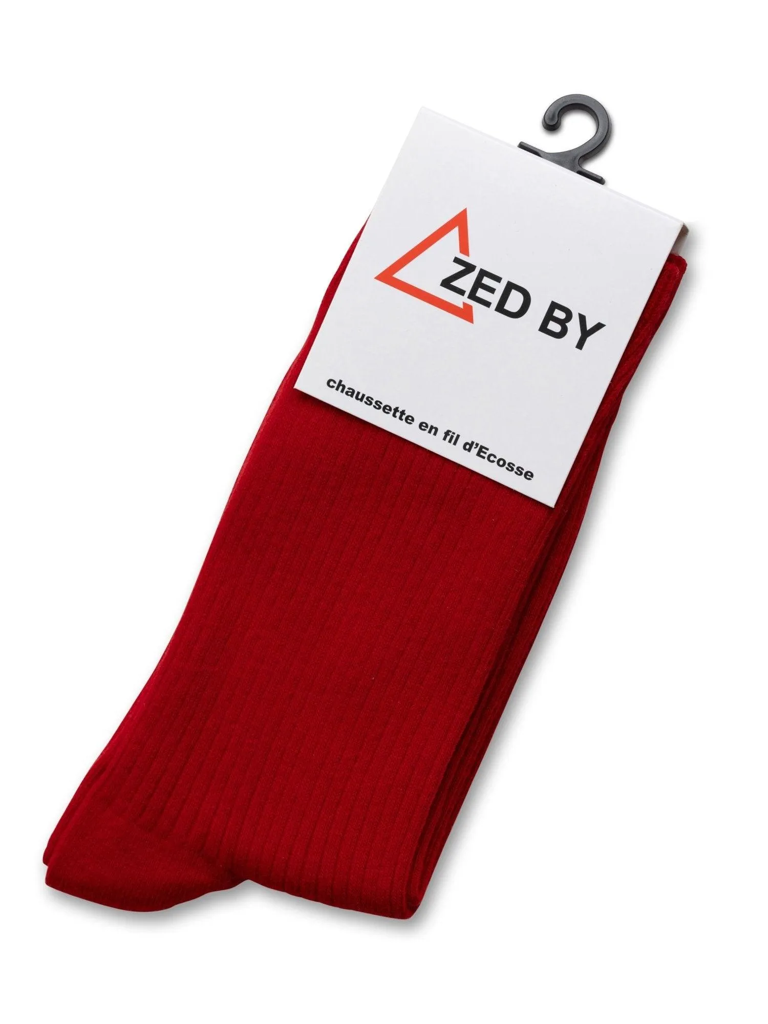Chaussettes Fil d'Écosse Rouge