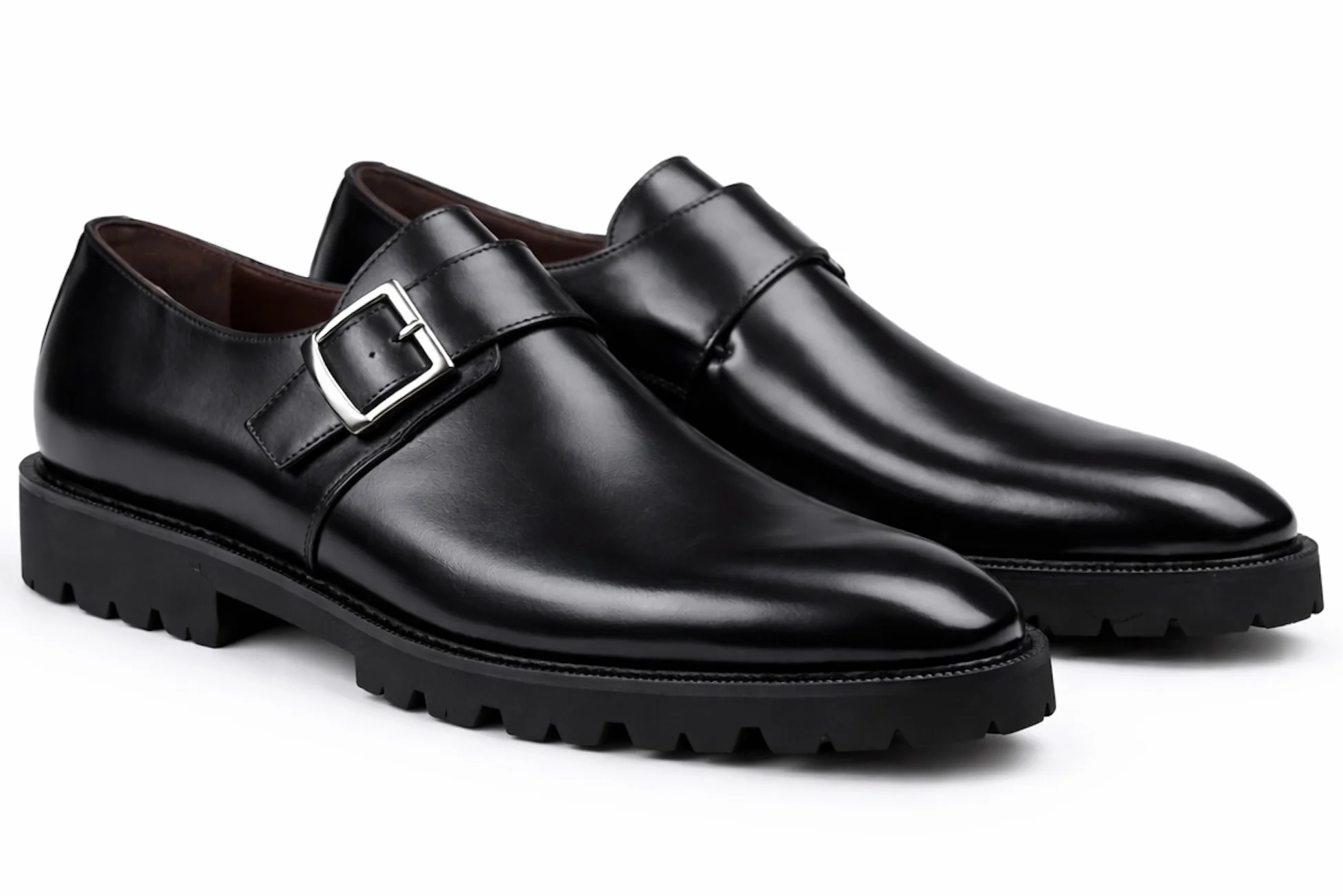 Chaussure Richelieu Cuir Confort Noir SAINT-DENIS