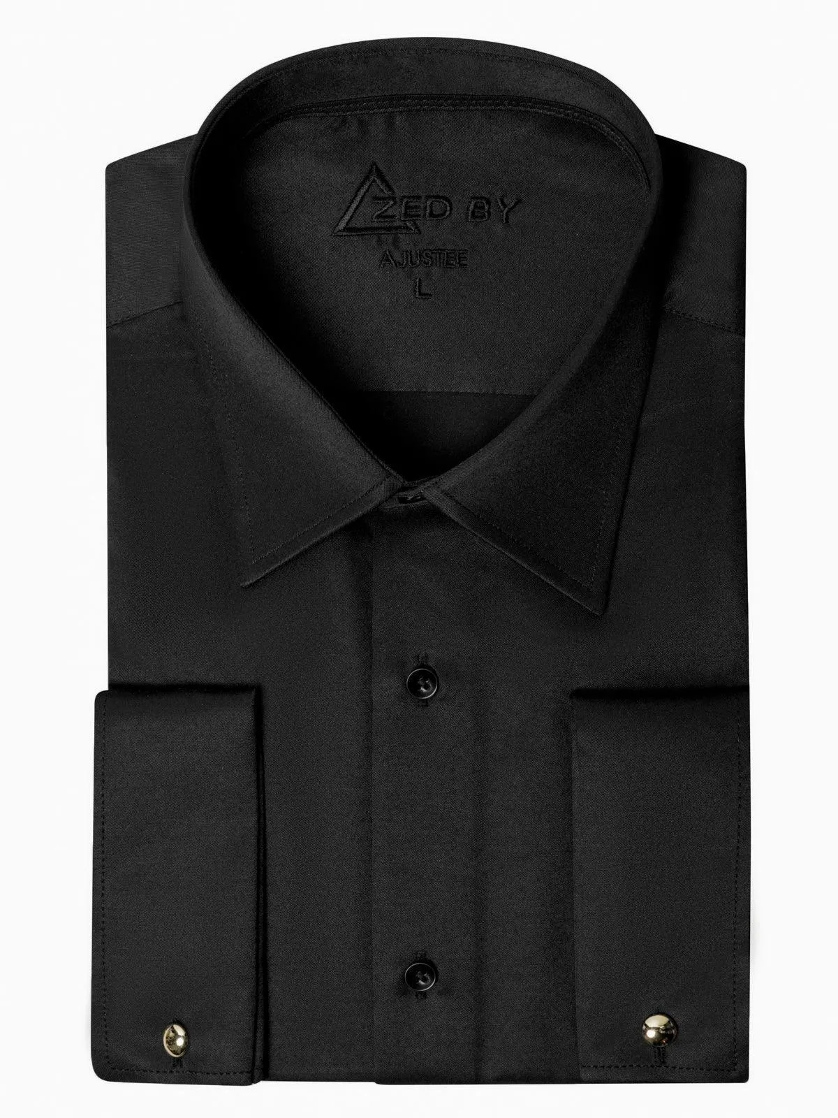 Chemise Col Français Noir
