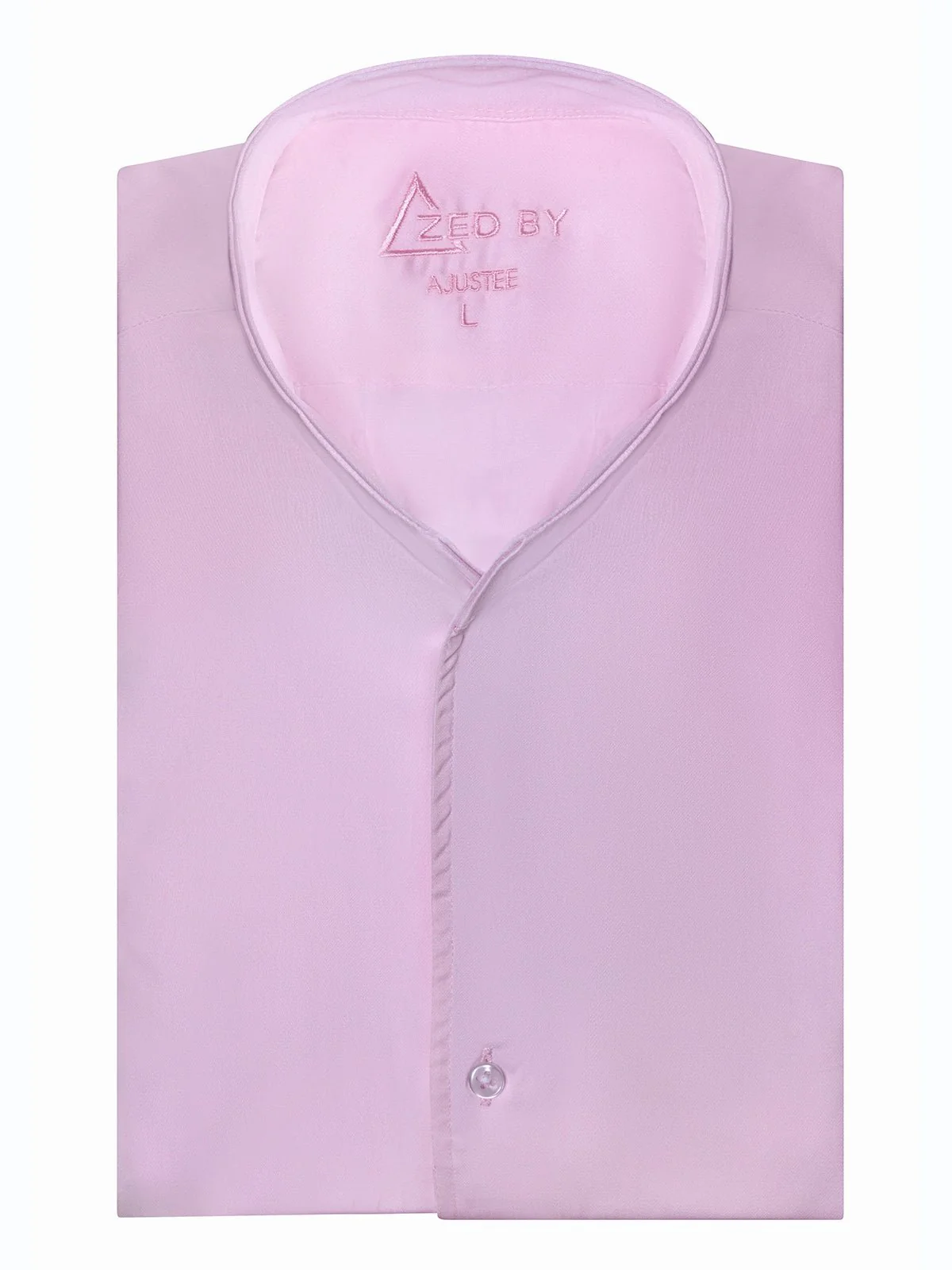 Chemise Rose Col Indien