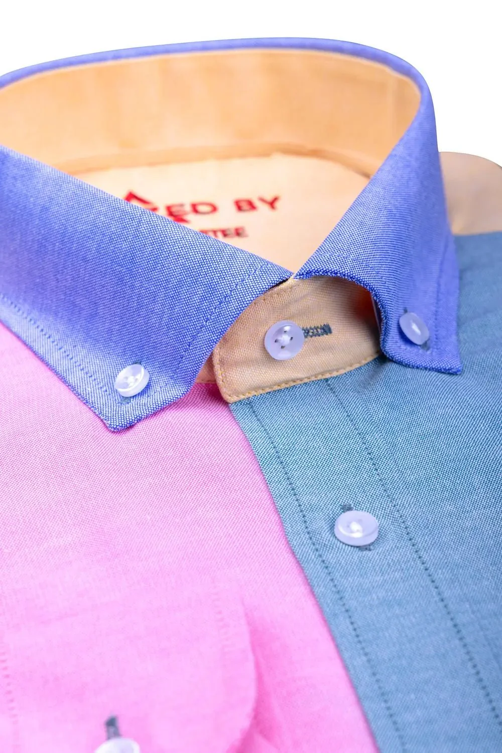 Chemise Patchwork Moutarde - Image 2