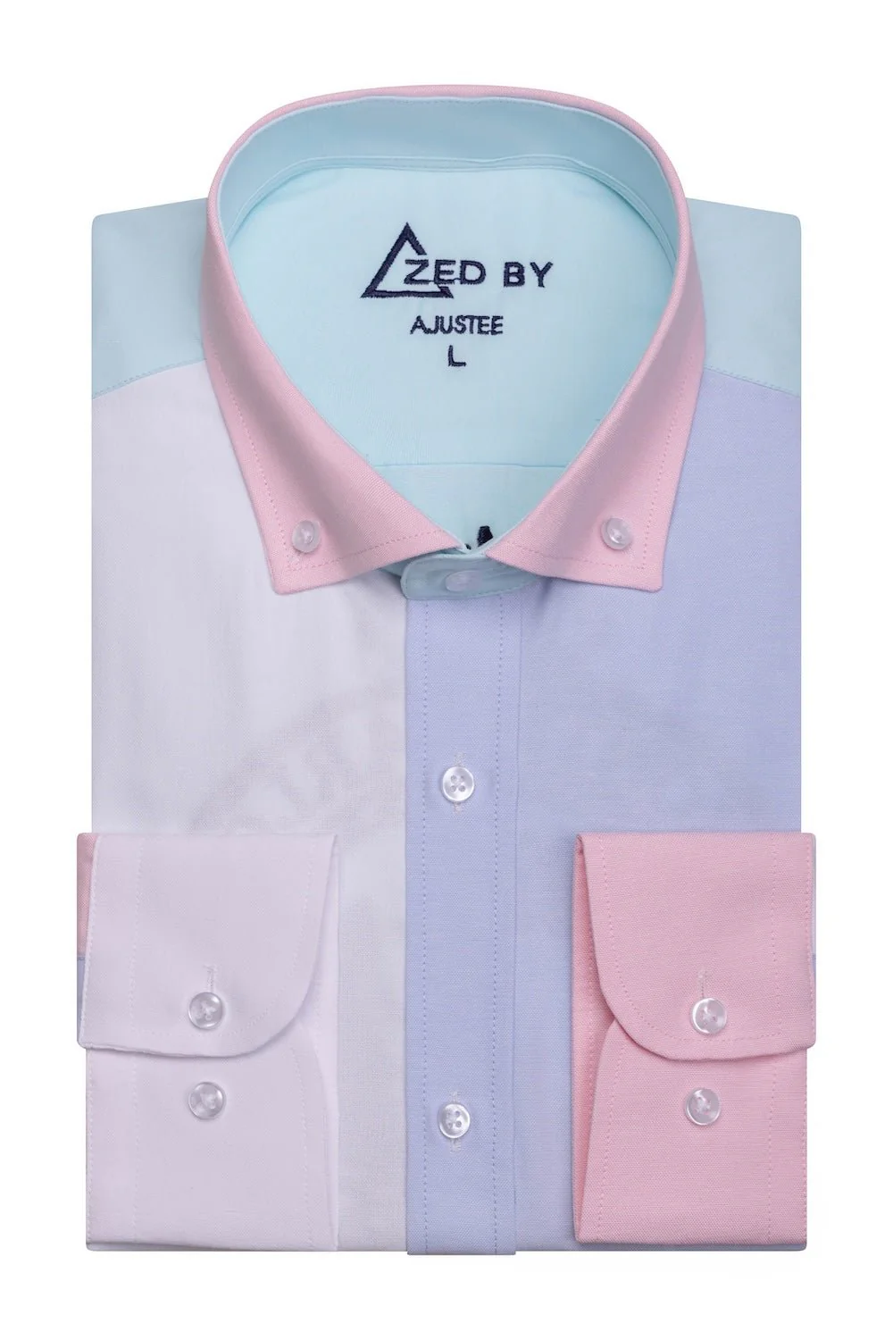 Chemise Patchwork Vert D'eau