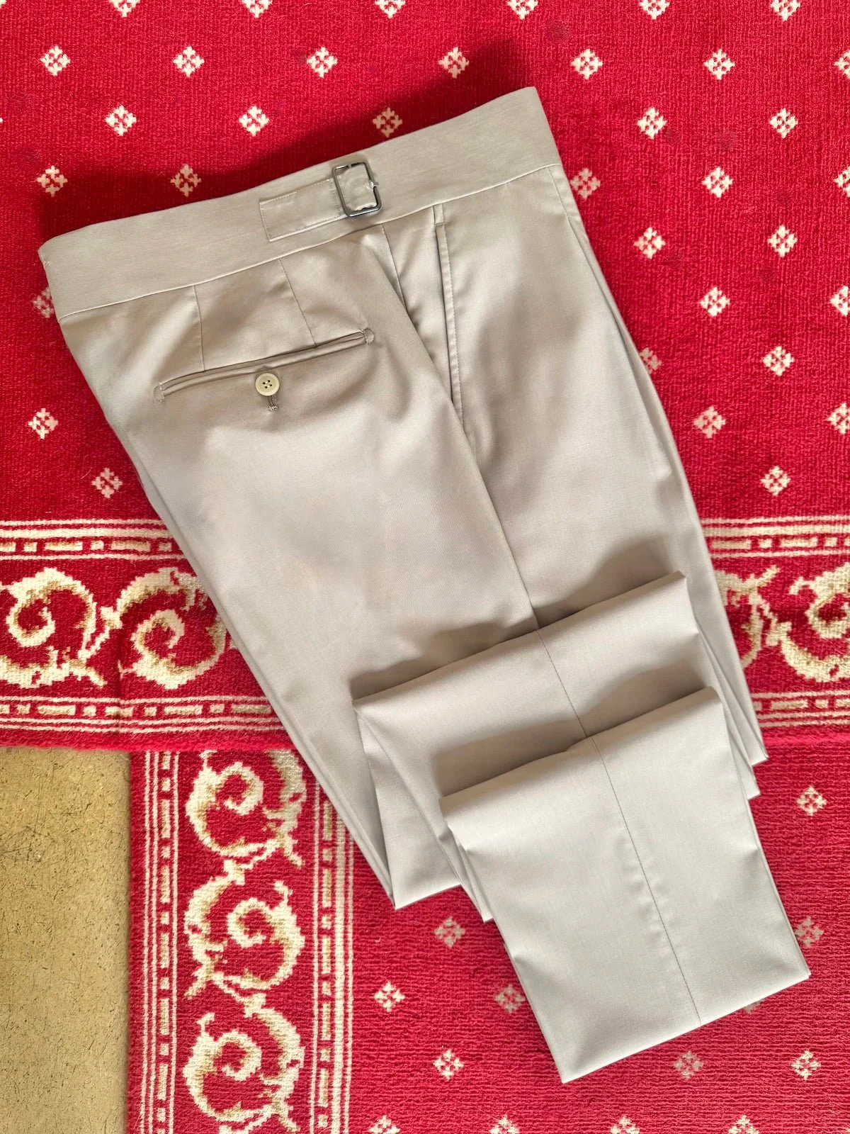 Costume Croisé Beige - Image 4