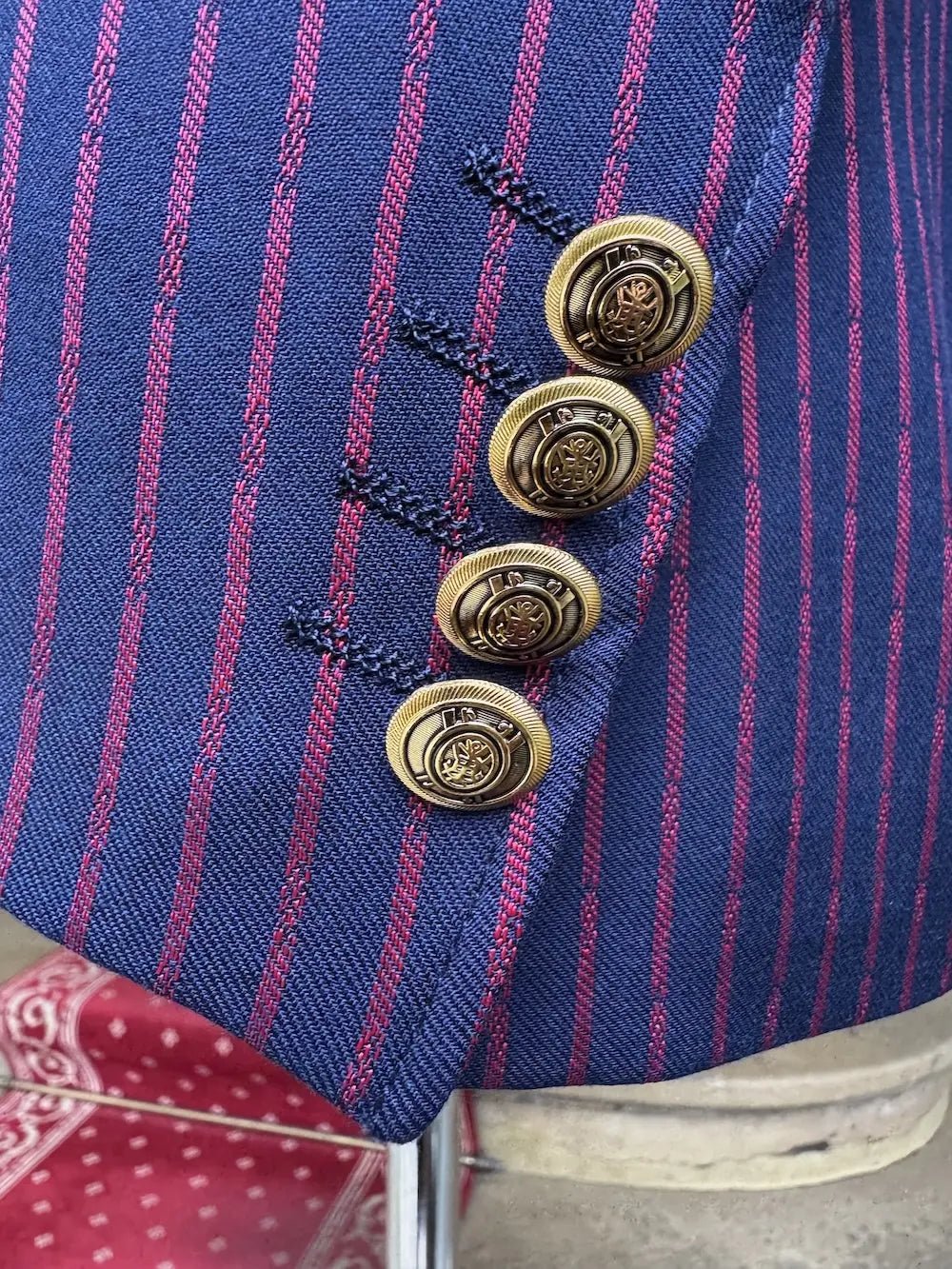 Costume Croisé Bleu Marine DANDY - Image 3