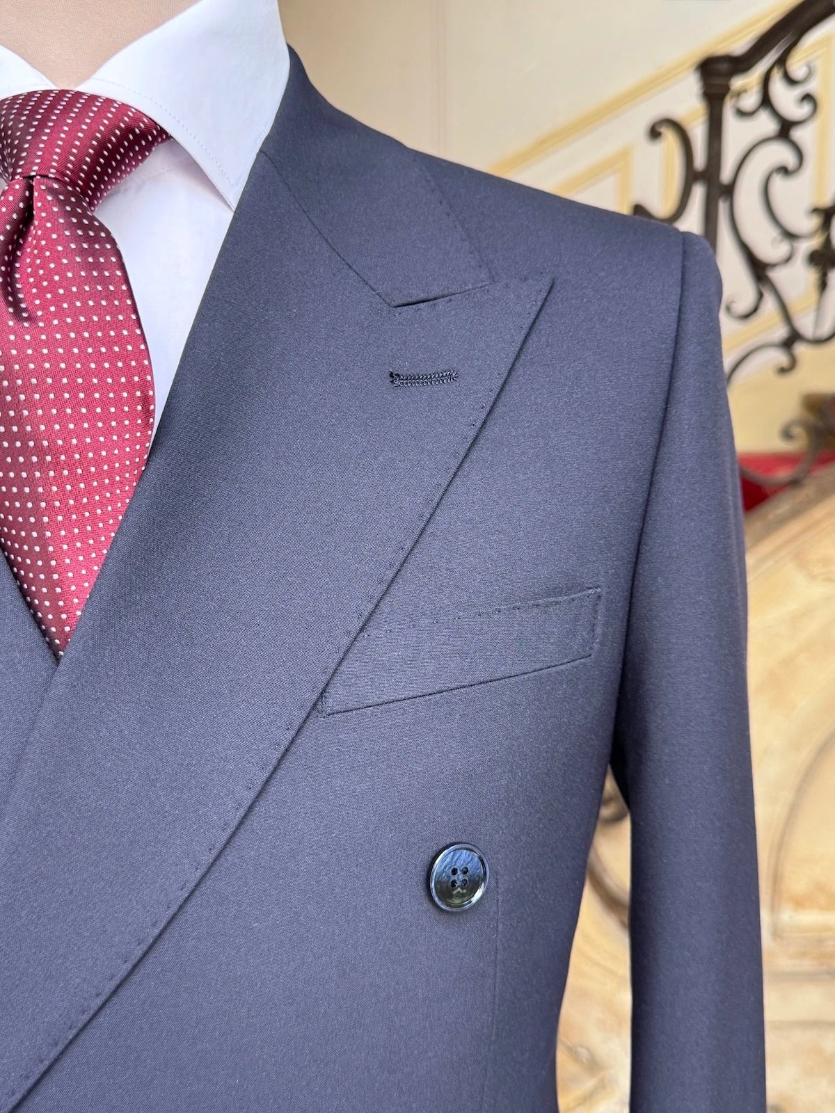 Costume Croisé Bleu Marine MIAMI - Image 2