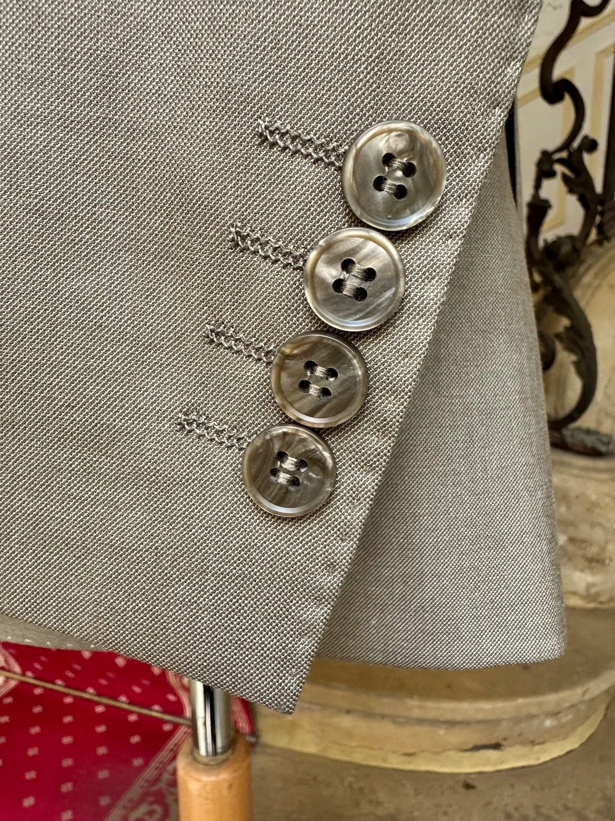 Costume Croisé  Fil à Fil - Image 3
