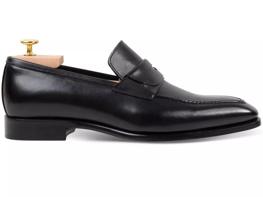 Chaussure Mocassin Lupin Cuir Noir SORBONNE - Image 2