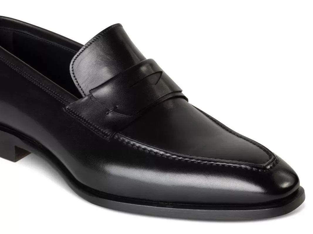 Chaussure Mocassin Lupin Cuir Noir SORBONNE - Image 3