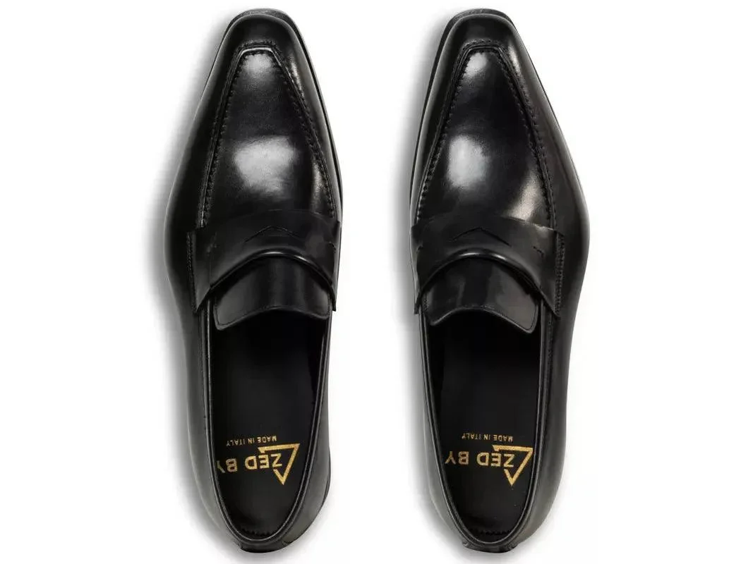 Chaussure Mocassin Lupin Cuir Noir SORBONNE - Image 5