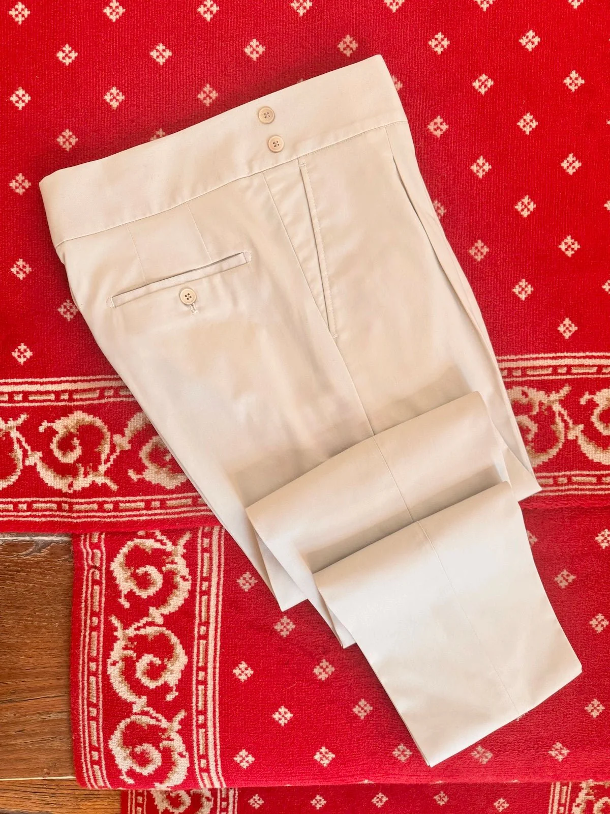 Pantalon Coton Piqué