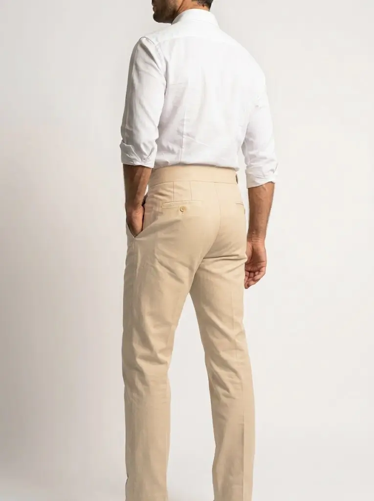 Pantalon Coton Piqué - Image 2