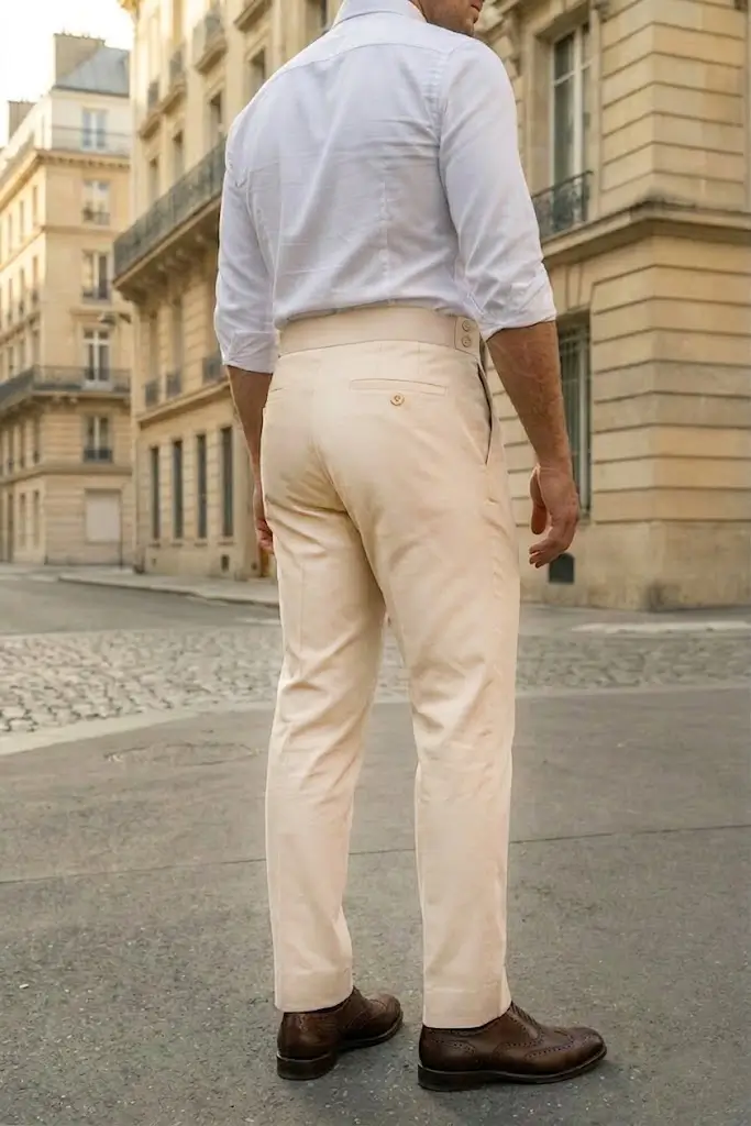 Pantalon Coton Piqué - Image 4