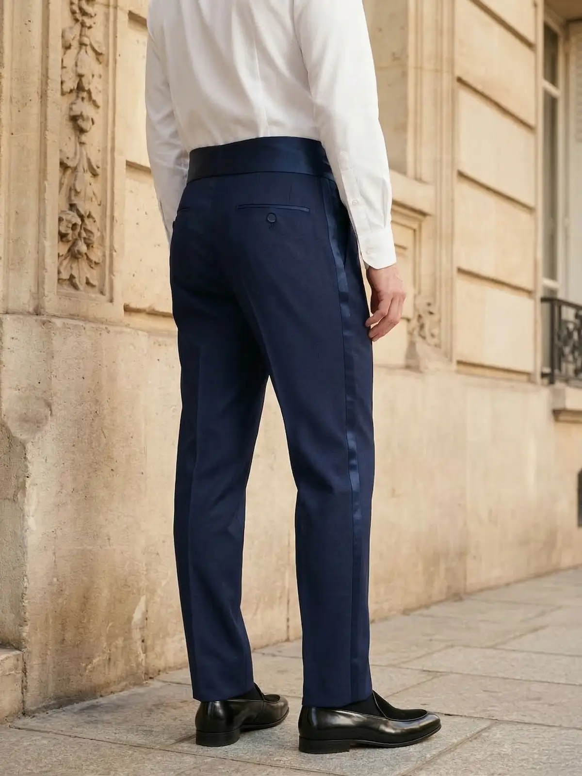 Pantalon De Smoking Sylvio Marine - Image 2