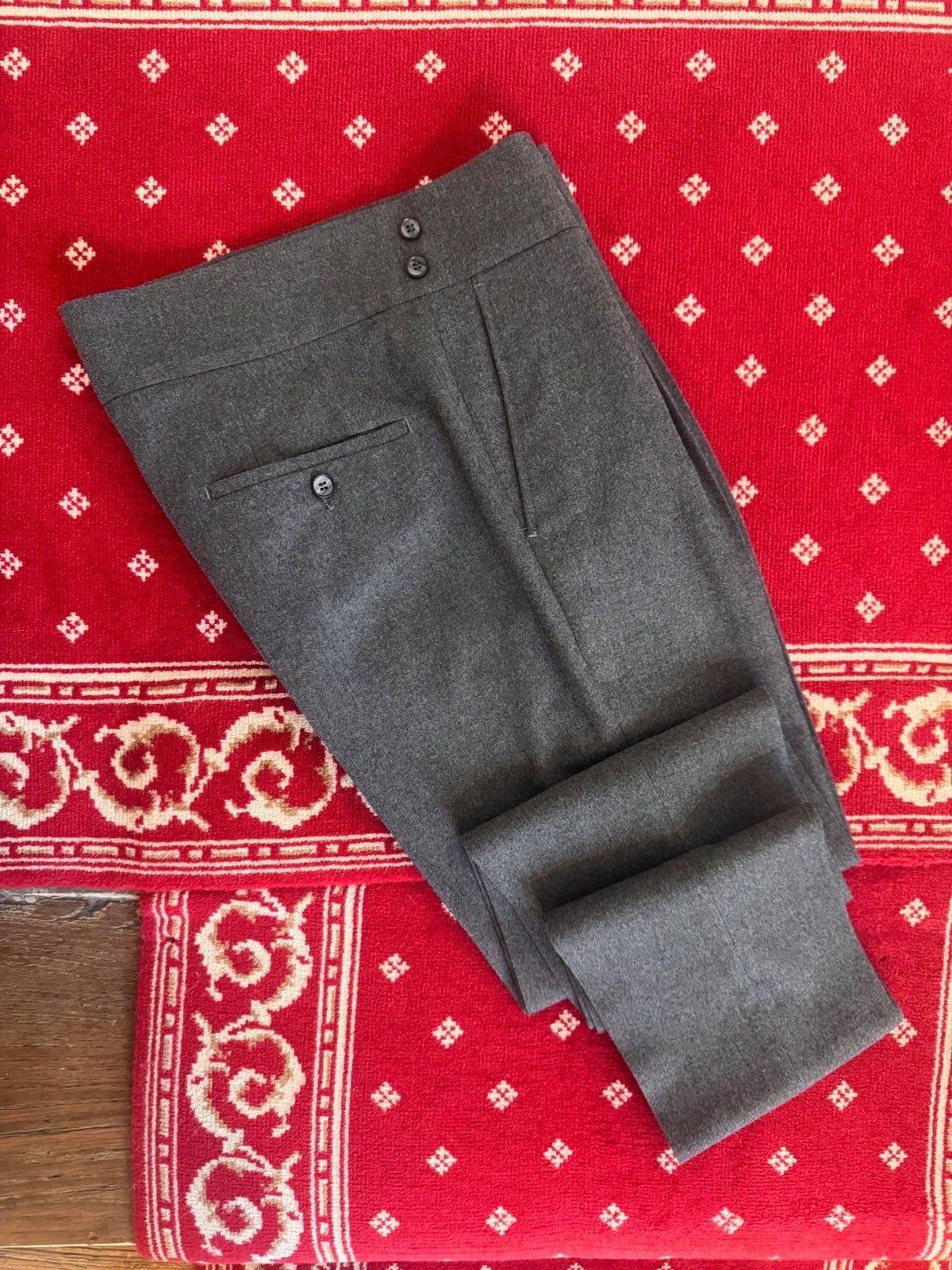 Pantalon Flanelle Gris