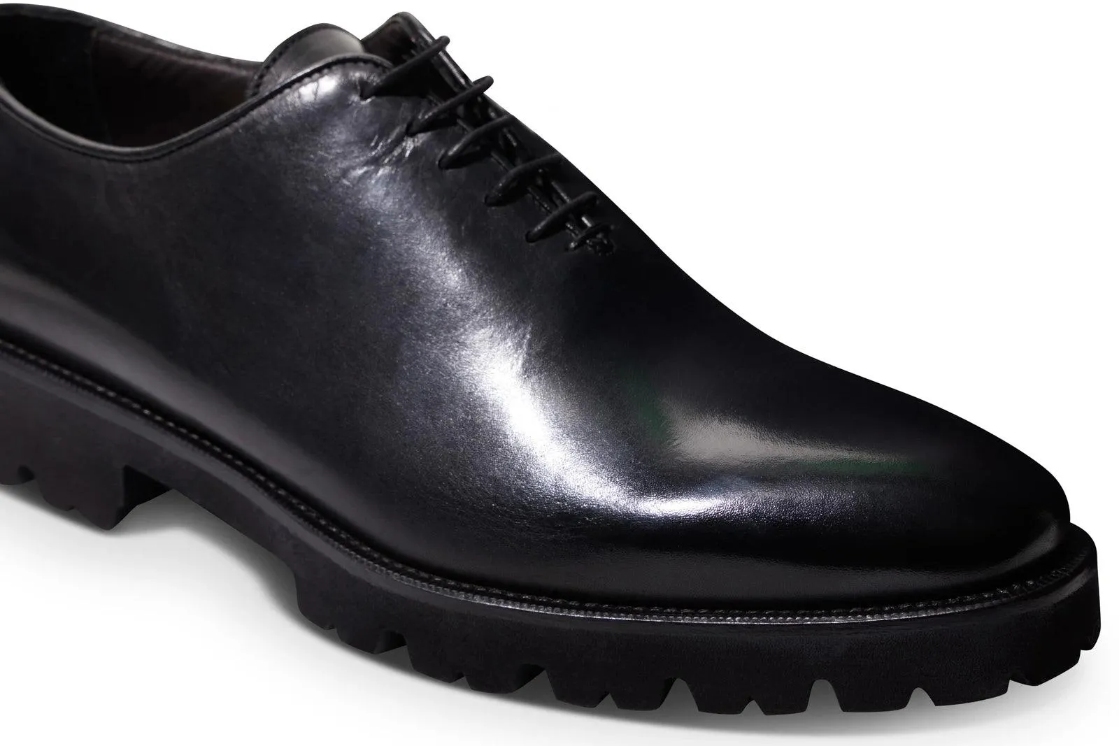 Chaussure Richelieu Confort Cuir Noir - Image 3